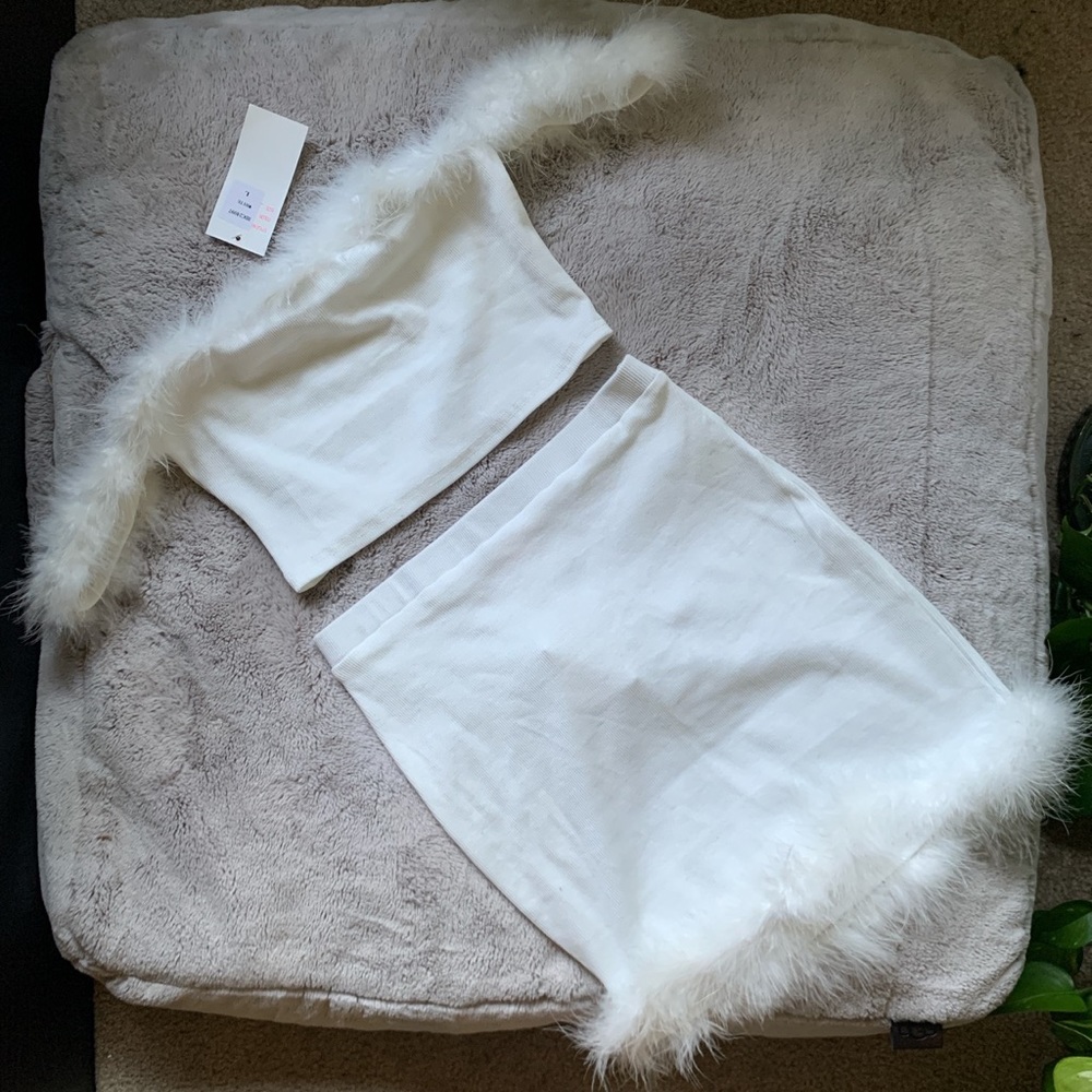 Dolls Kill Snow Babe Two Piece Set